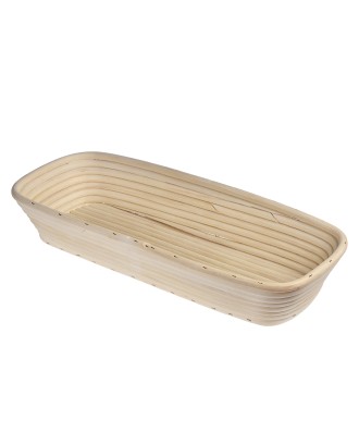 Cos pentru dospire aluat, din ratan, dreptunghiular, 40 cm - KUCHENPROFI